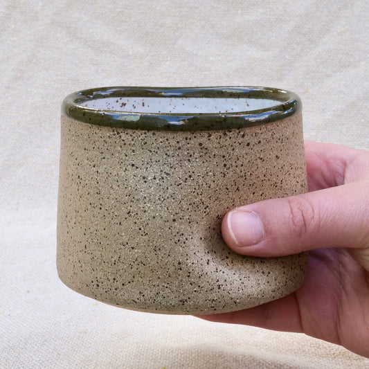 naked pinch cup - forest green