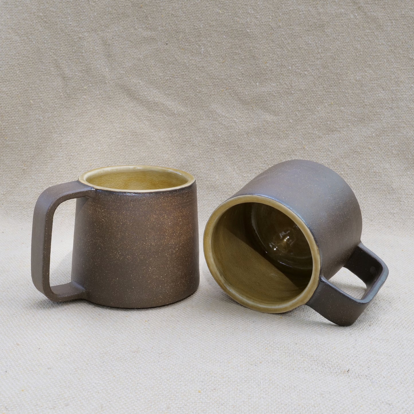 naked mug - honey charcoal