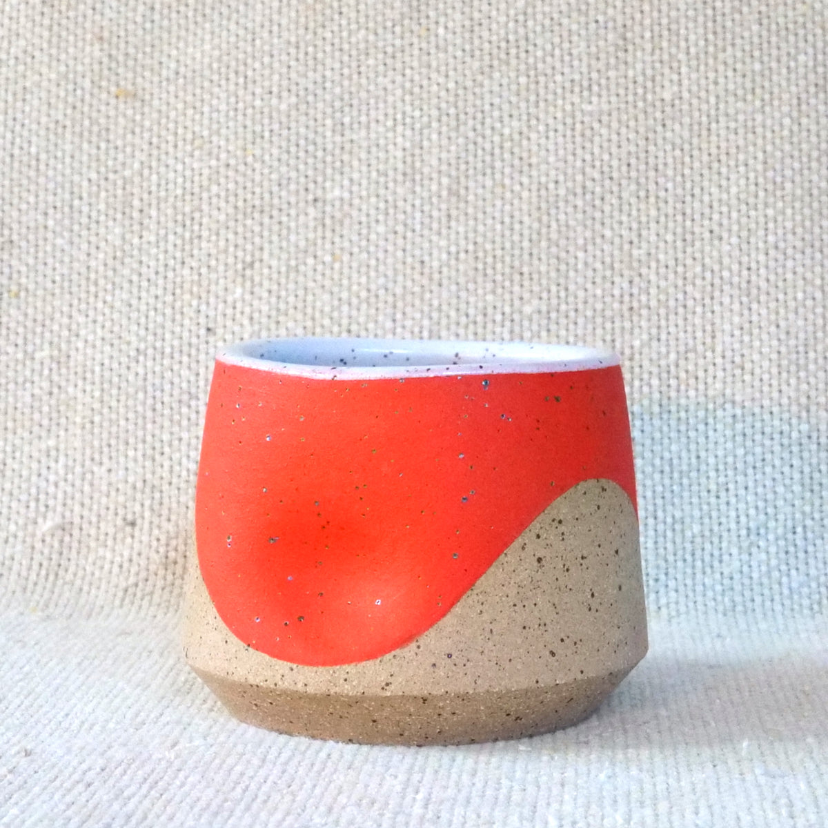 cortado cup - orange wave