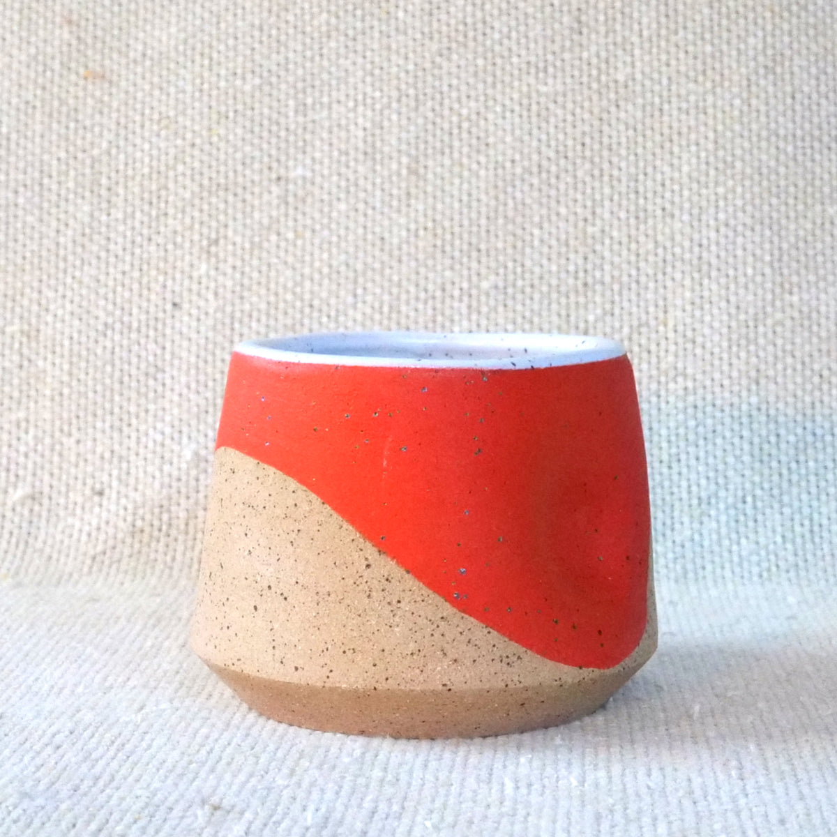 cortado cup - orange wave