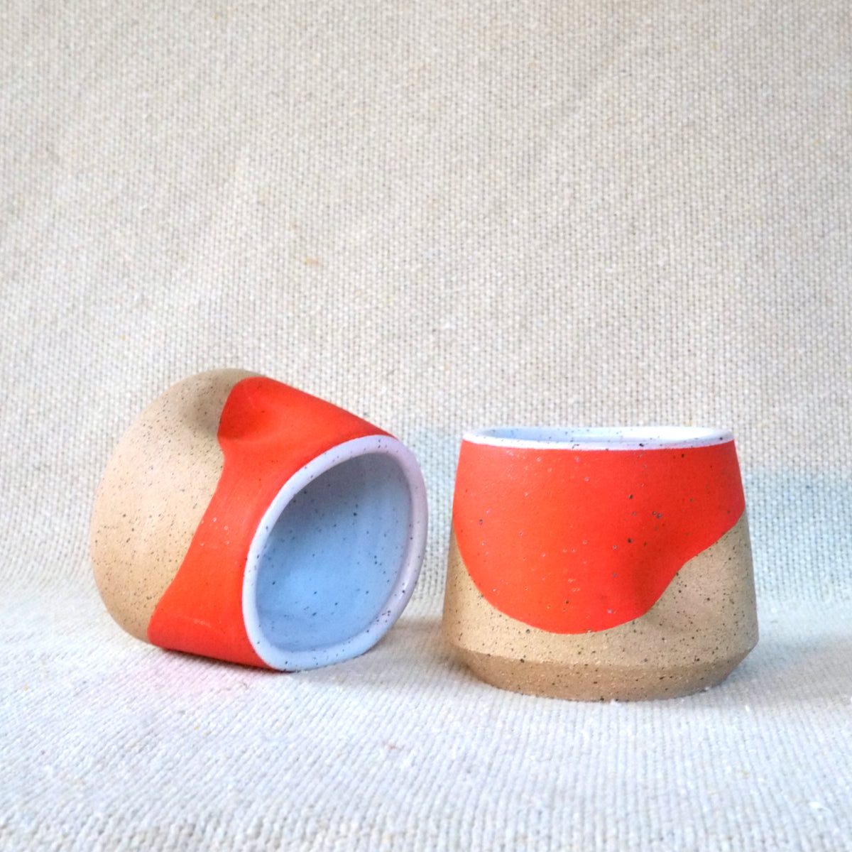 cortado cup - orange wave