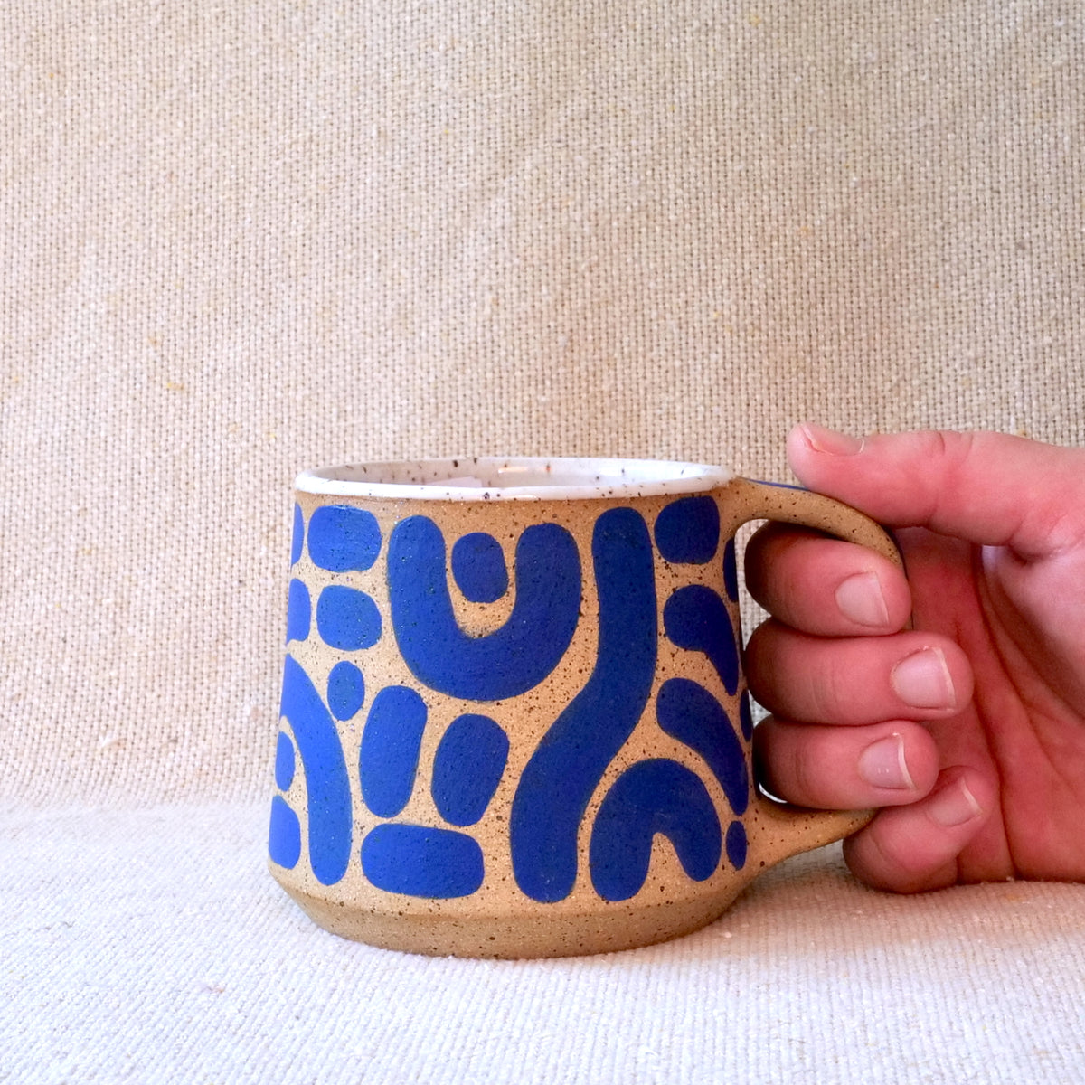 slug mug - electric blue