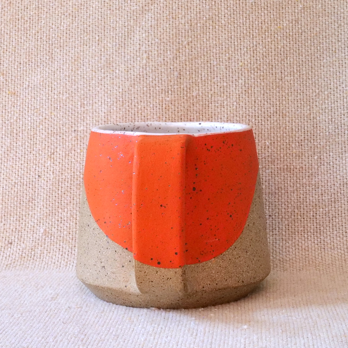 orange wave mug
