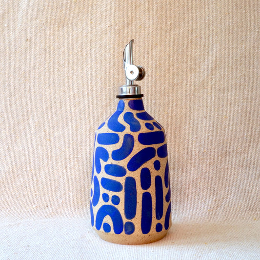 slug oil bottle - electric blue
