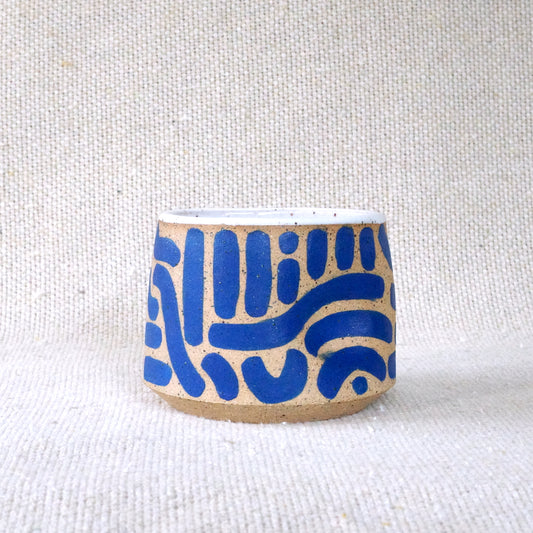 cortado cup - blue slug