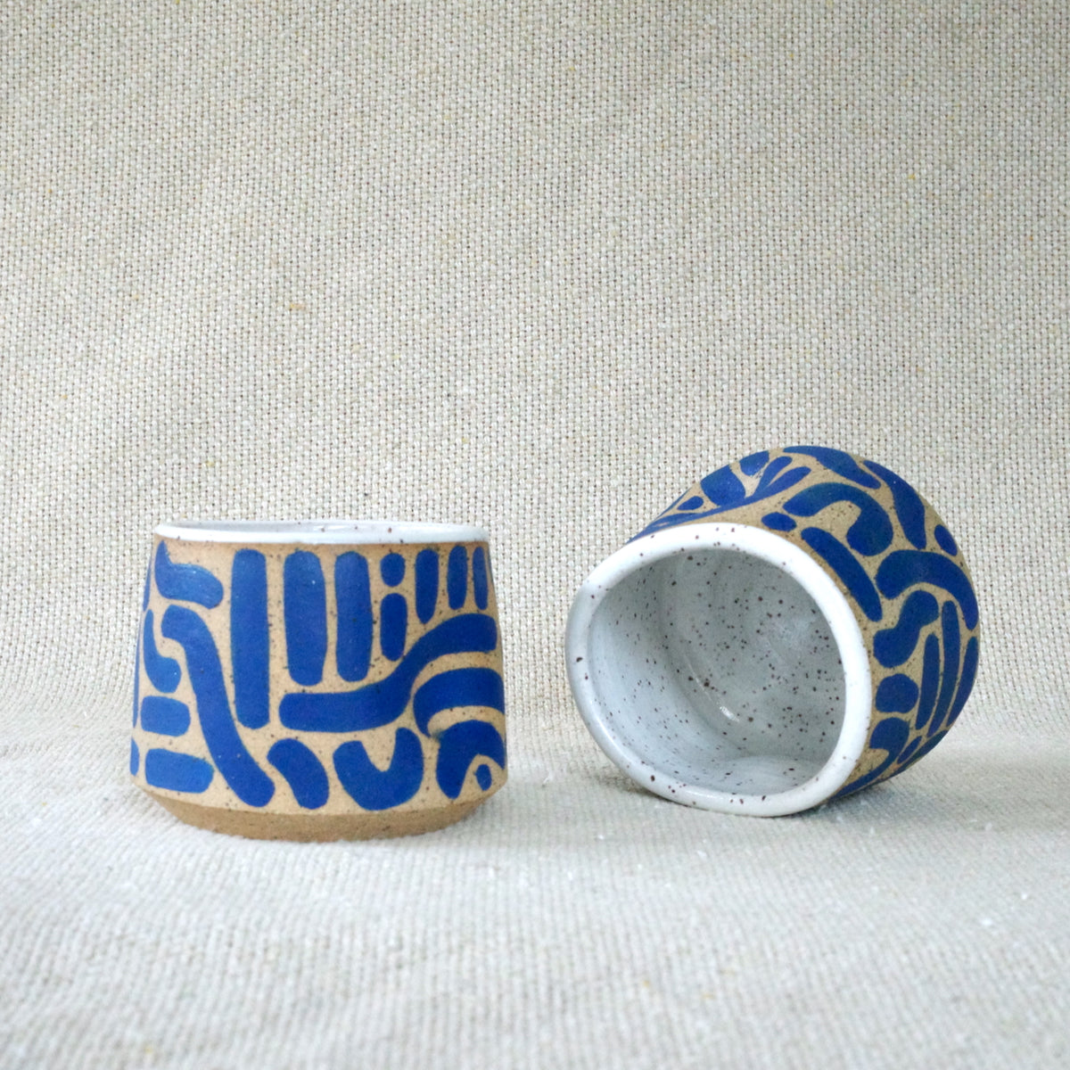 cortado cup - blue slug