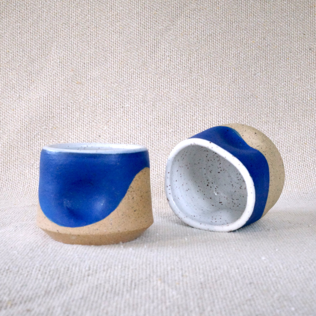 cortado cup - electric blue